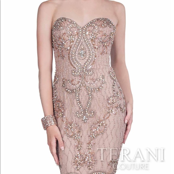 Terani Couture Pageant Gown 1611GL0475 - Picture 6 of 7